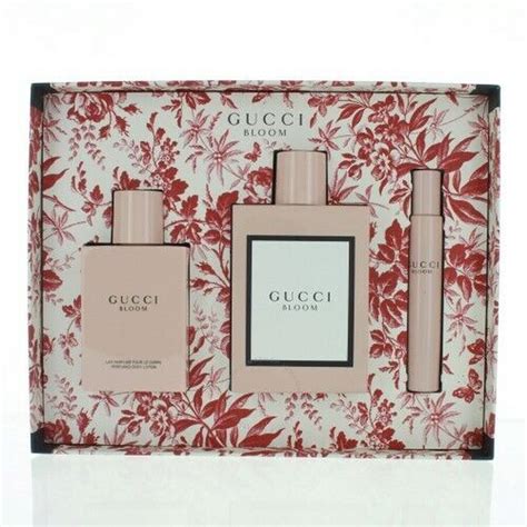 gucci bloom gift set cheap|gucci bloom 3 piece set.